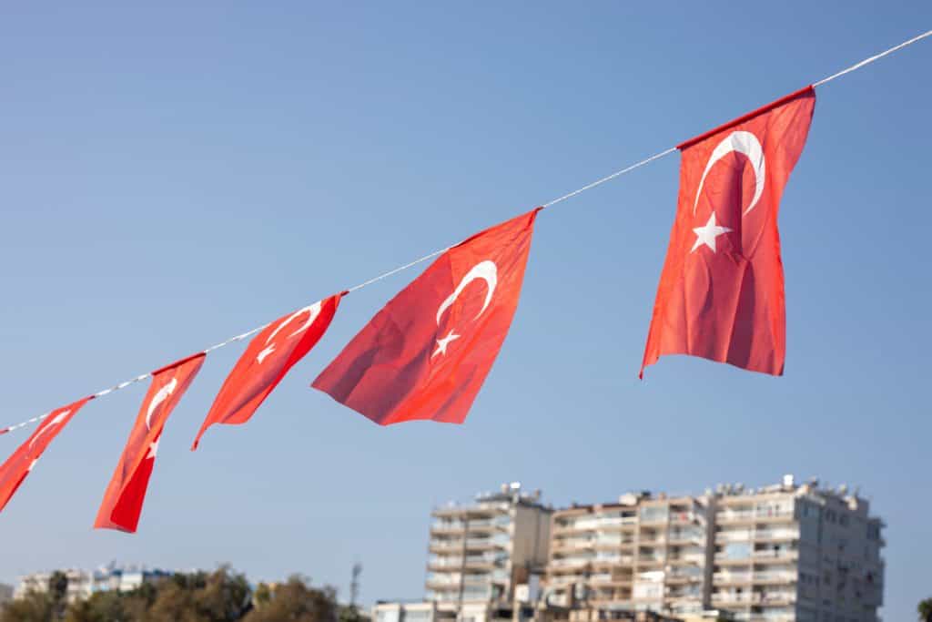 turkse vlaggen